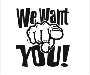 We want you!